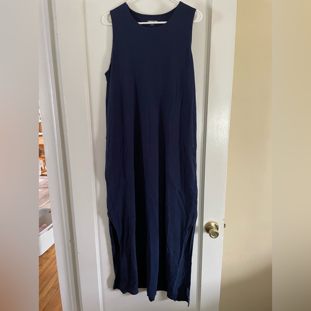 Land’s End Navy Maxi Dress